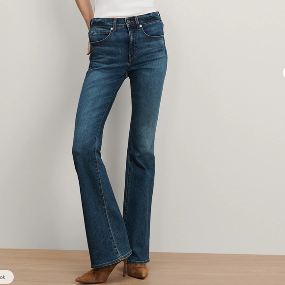 Veronica Beard Denim - Veronica Beard Beverly skinny flare high rise jeans